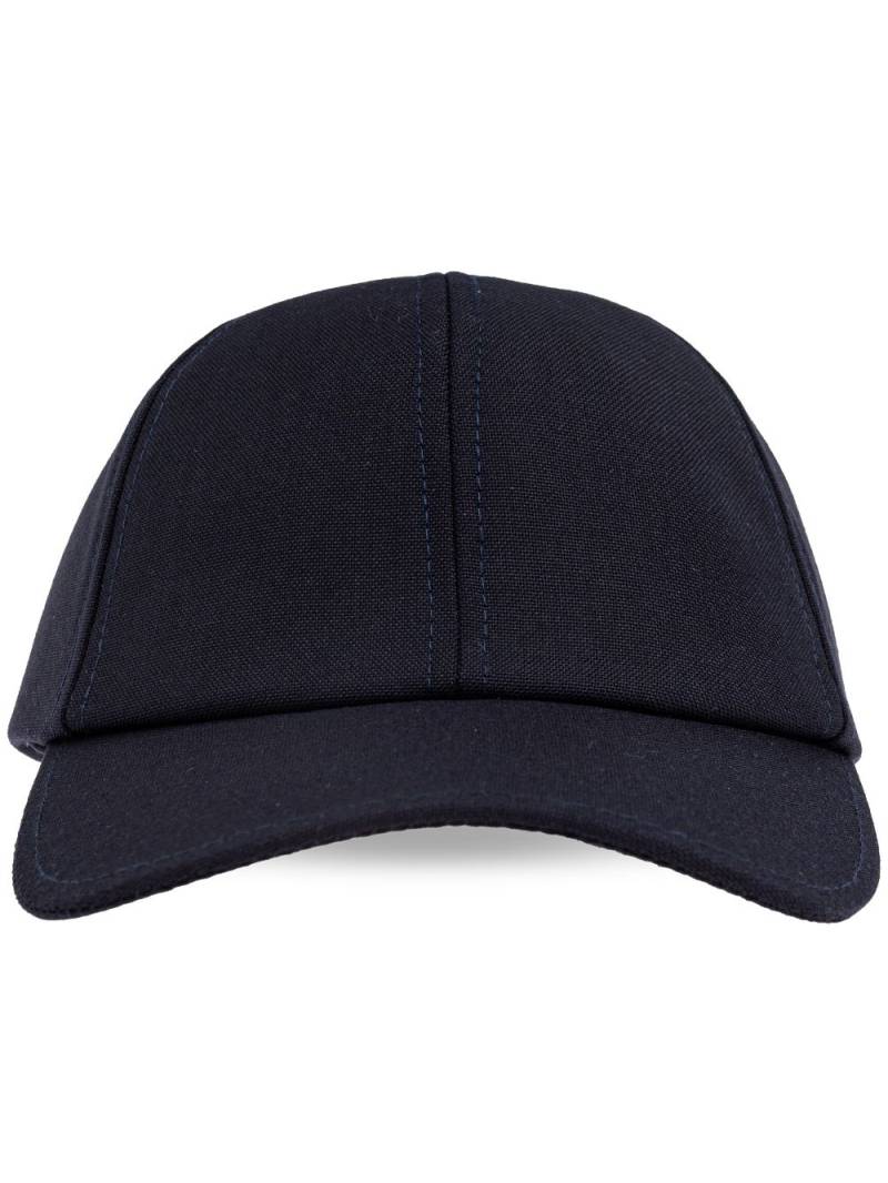 Officine Generale wool baseball cap - Blue von Officine Generale