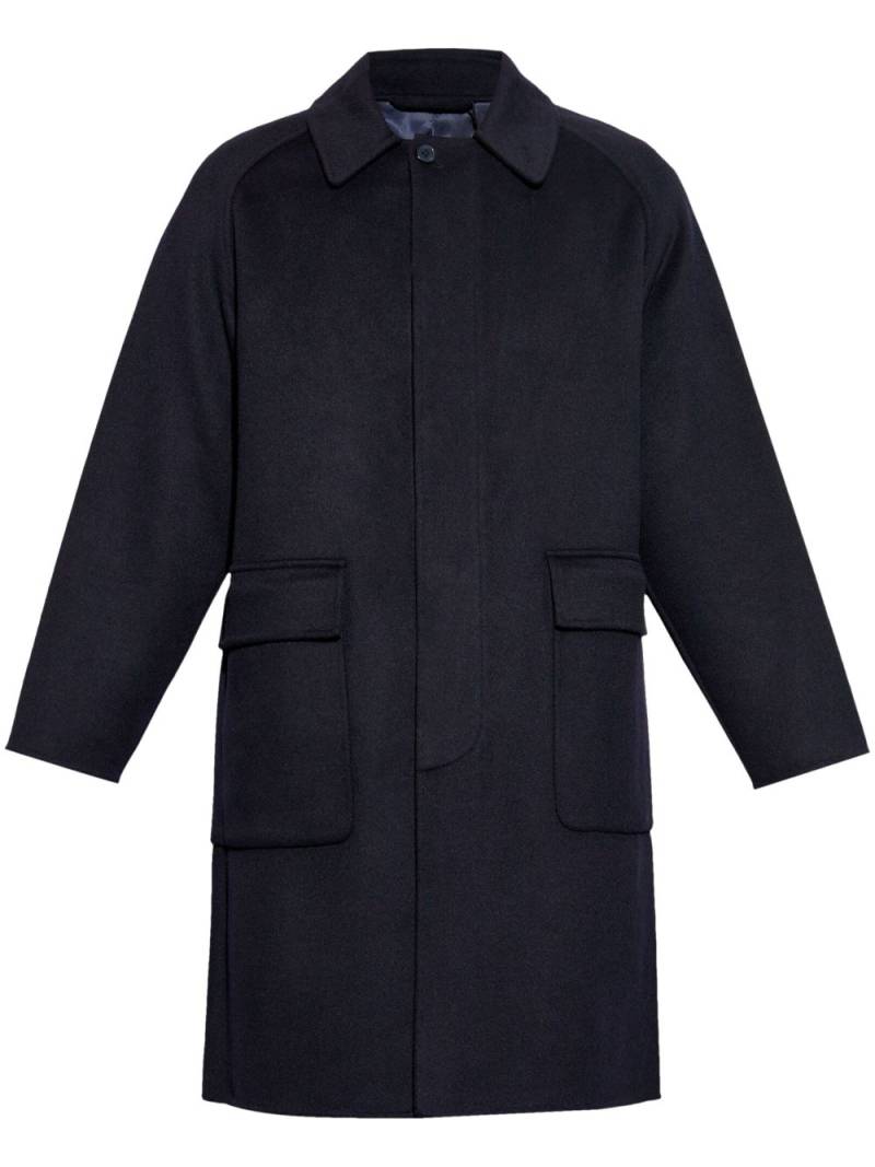 Officine Generale wool coat - Blue von Officine Generale