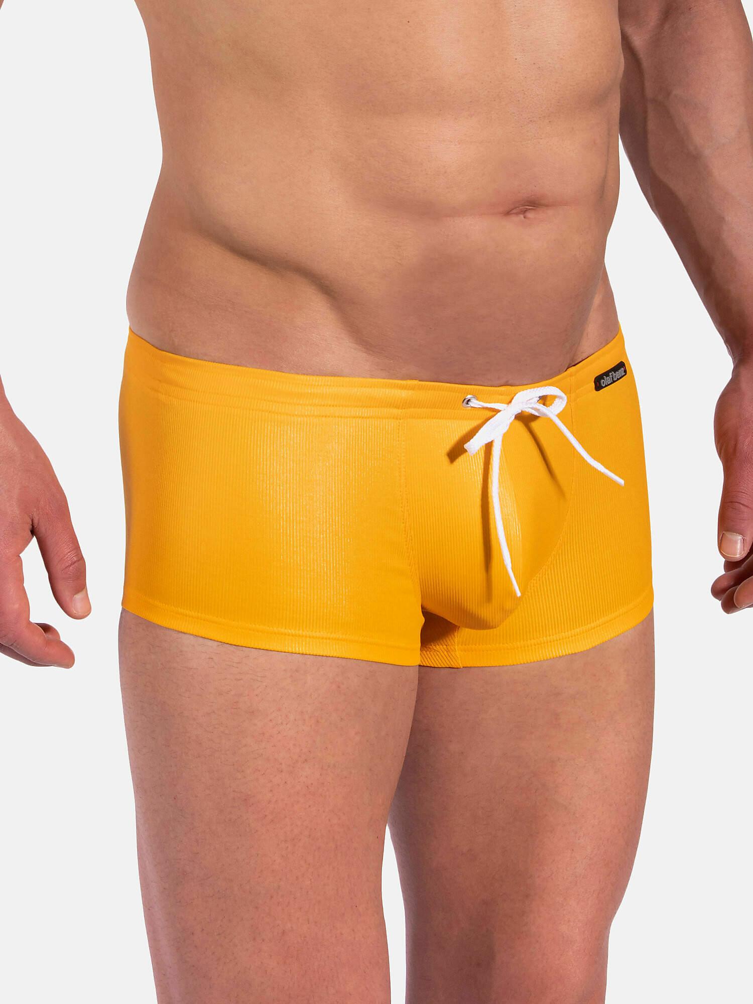 Badeshorty Herren Gelb XL von Olaf benz