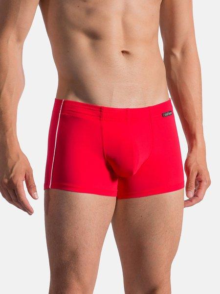 Badeshorty Herren Rot Bunt L von Olaf benz