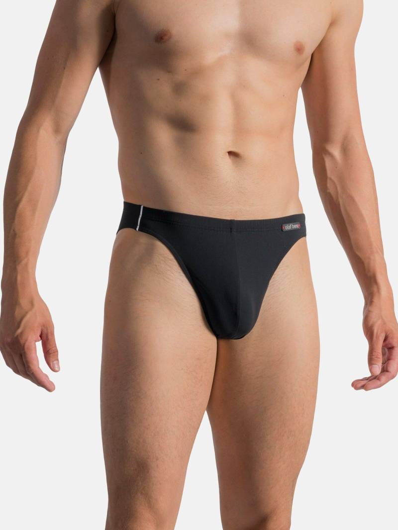 Blu1200 Badeslip Herren Schwarz L von Olaf benz