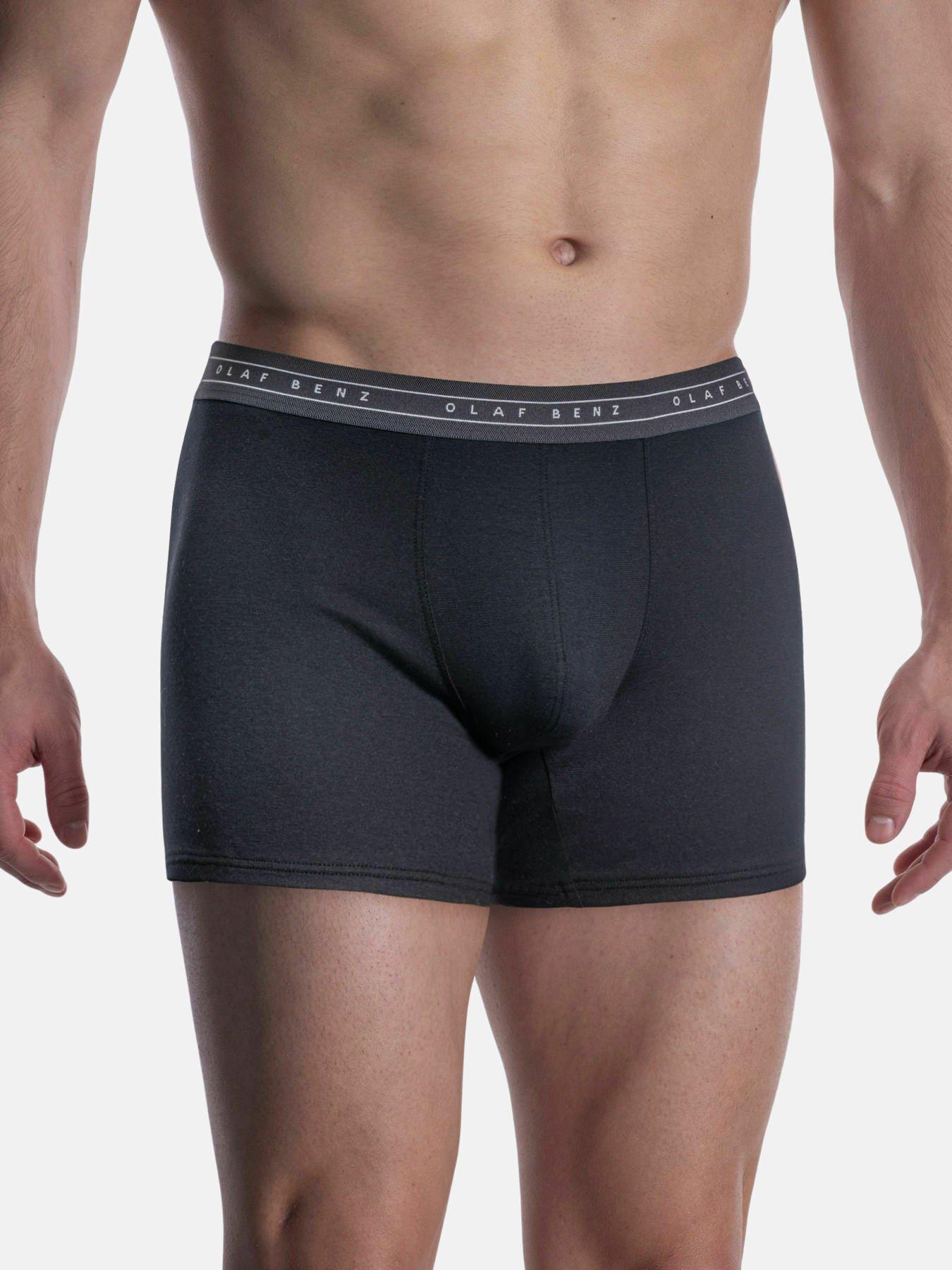 Boxer Red1601 Herren Schwarz L von Olaf benz