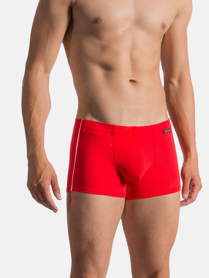 Badeshorty Blu1200 Herren Rot Bunt S von Olaf benz