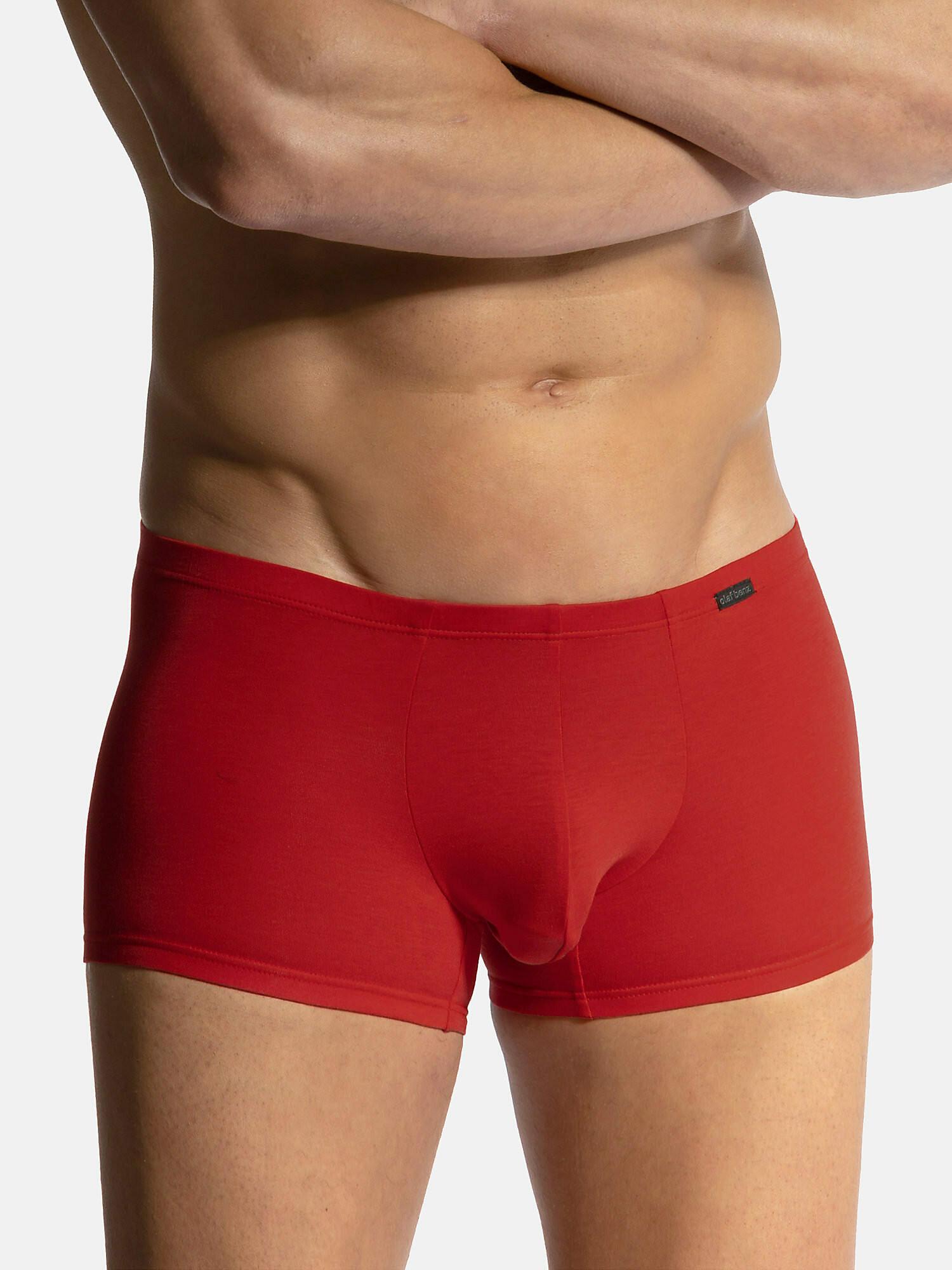 Shorty Comfort Herren Rot Bunt L von Olaf benz