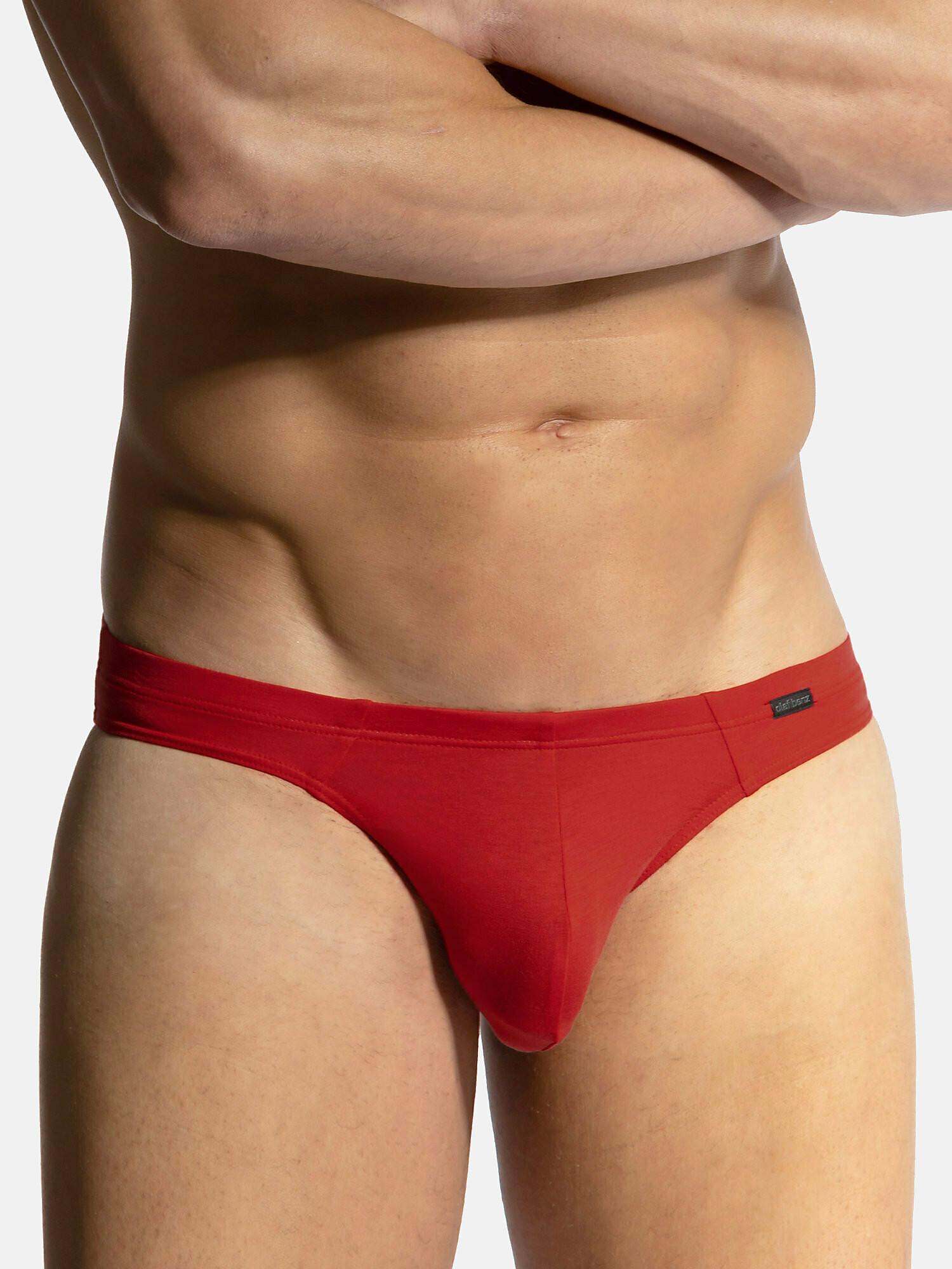 Slip Herren Rot Bunt L von Olaf benz