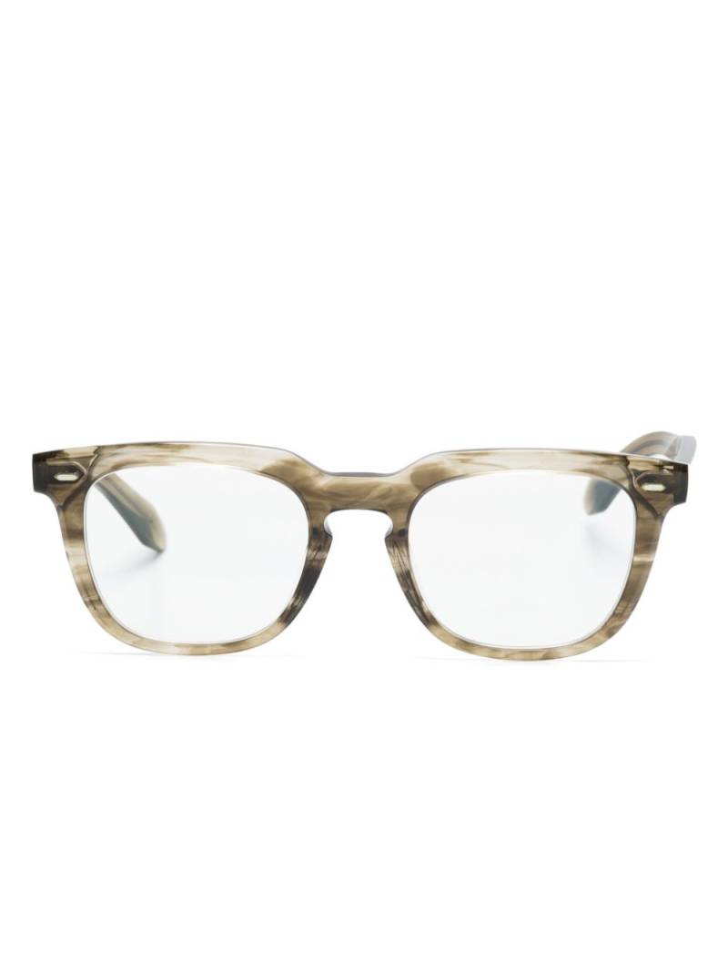 Oliver Peoples Afton square-frame glasses - Green von Oliver Peoples