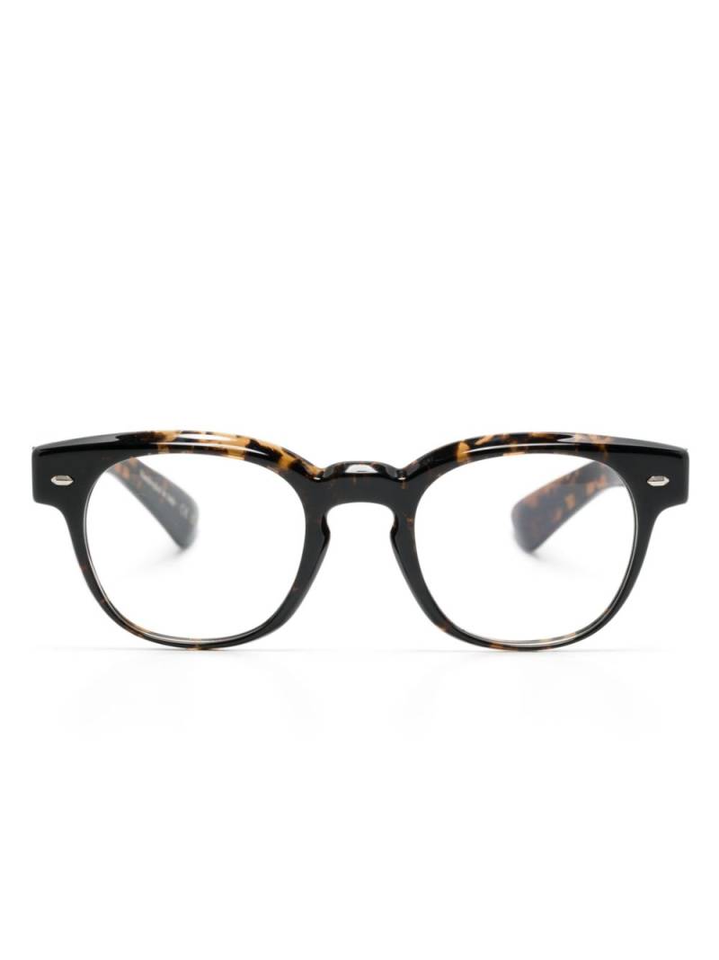 Oliver Peoples Allenby tortoiseshell-effect glasses - Black von Oliver Peoples