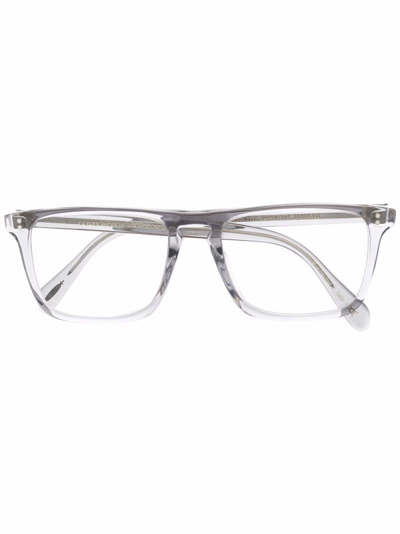 Oliver Peoples Bernardo-R square-frame glasses - Grey von Oliver Peoples