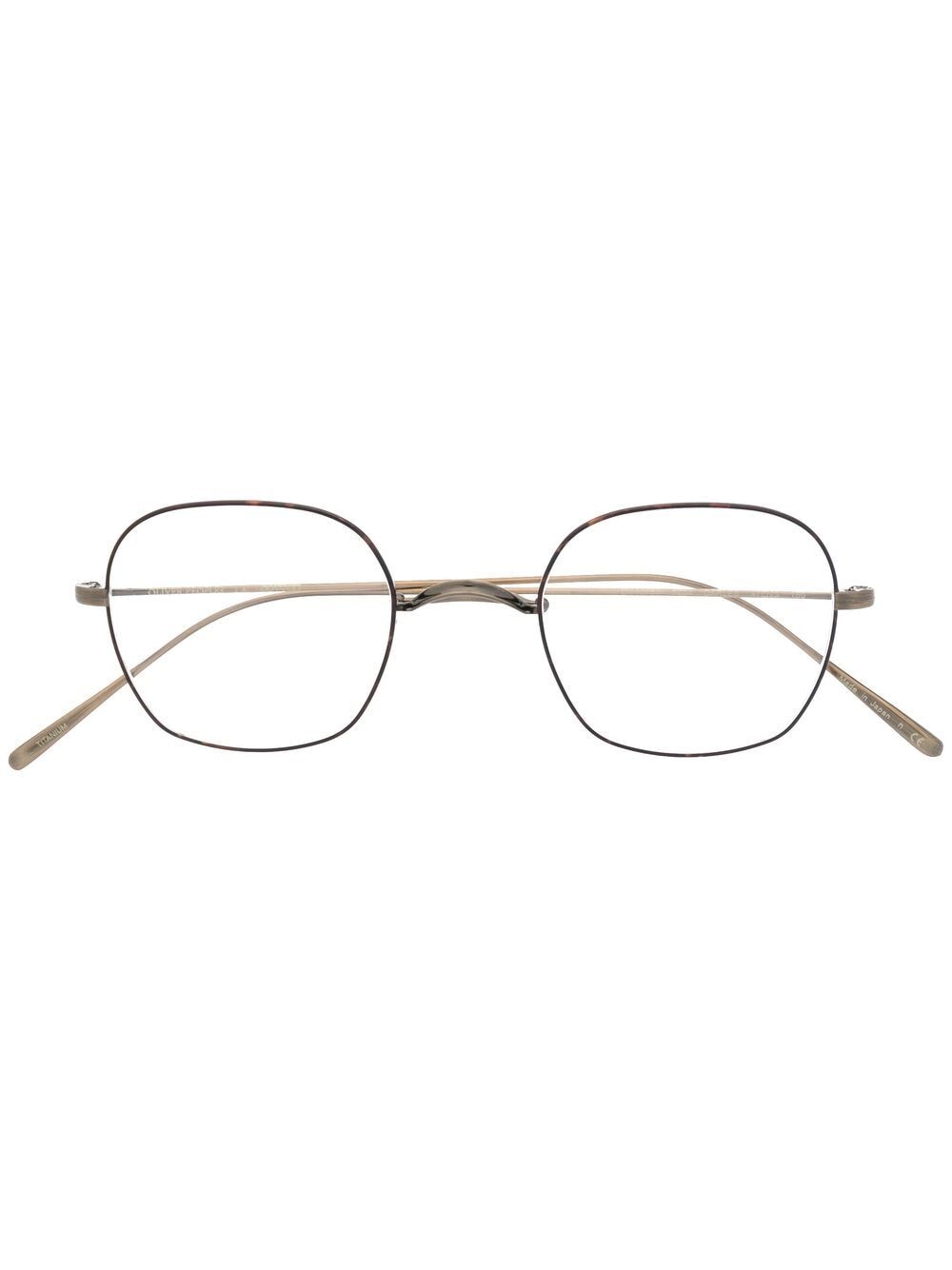 Oliver Peoples Carles square glasses - Black von Oliver Peoples