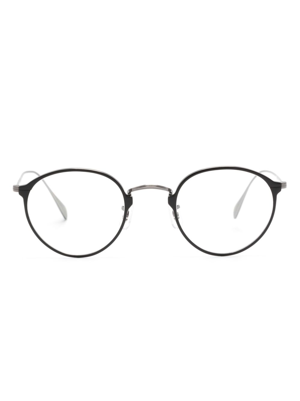 Oliver Peoples Dawson round-frame glasses - Black von Oliver Peoples