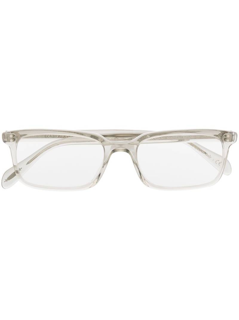 Oliver Peoples Denison square-frame glasses - Grey von Oliver Peoples