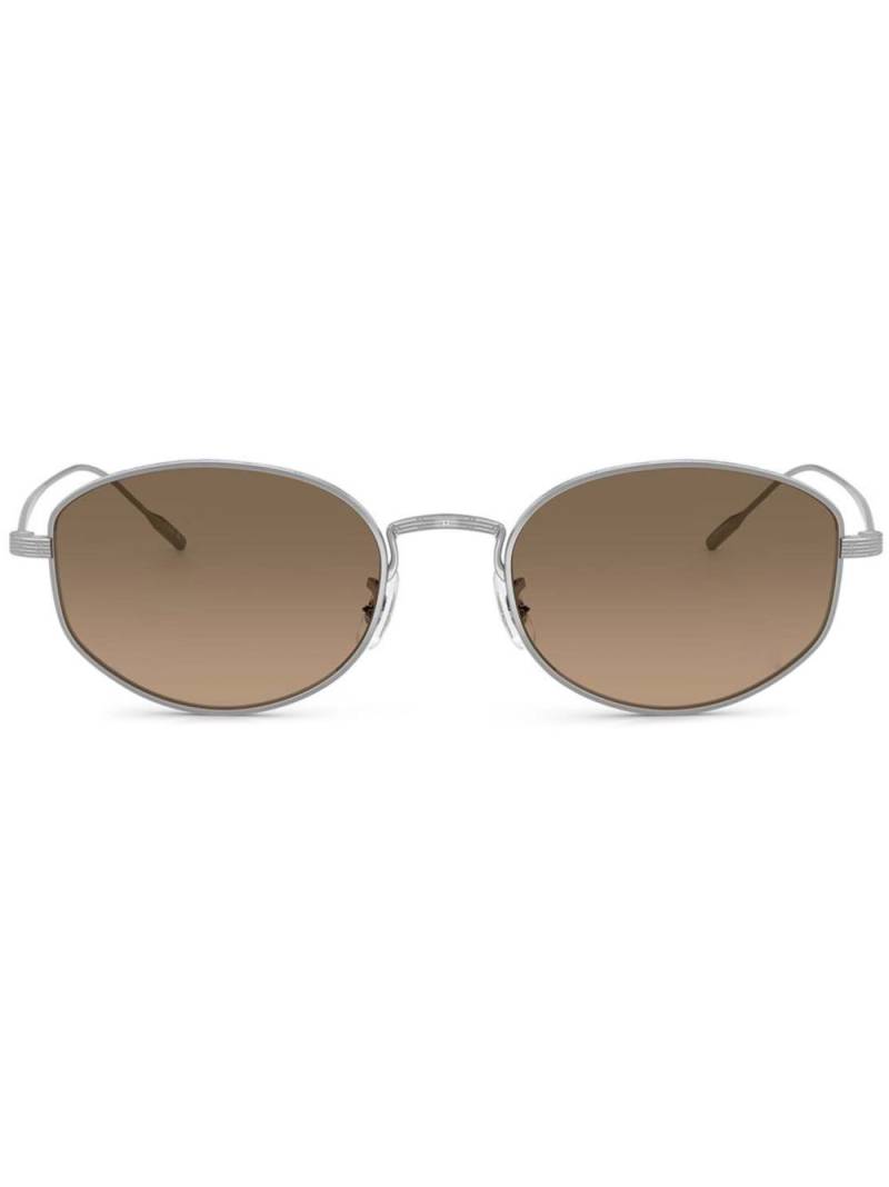 Oliver Peoples Estra oval-frame sunglasses - Silver von Oliver Peoples