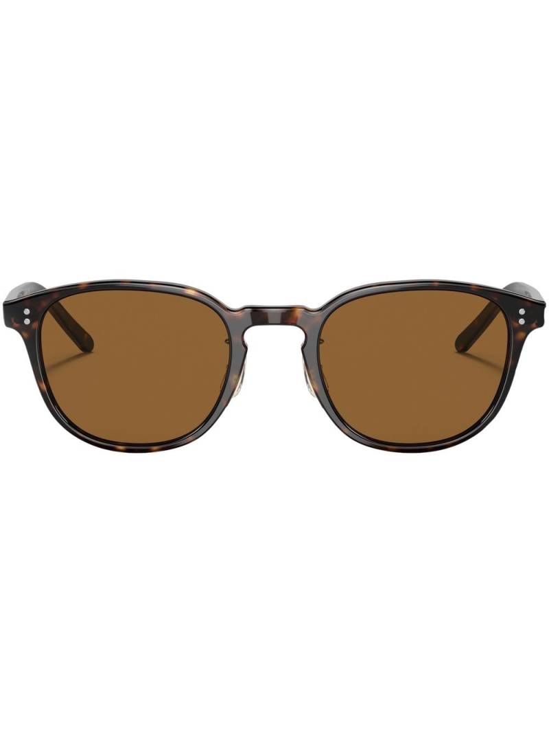 Oliver Peoples Fairmont Sun-F round-frame sunglass - Green von Oliver Peoples