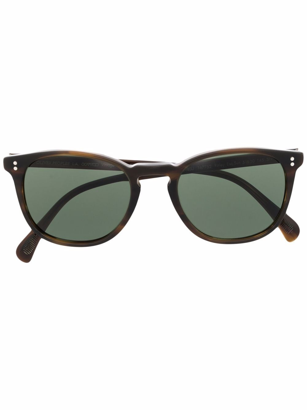 Oliver Peoples Finley Esq. rectangle frame sunglasses - Brown von Oliver Peoples