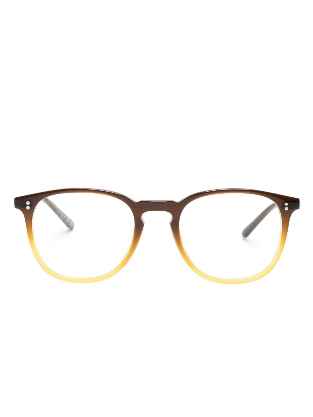 Oliver Peoples Finley gradient-effect glasses - Yellow von Oliver Peoples