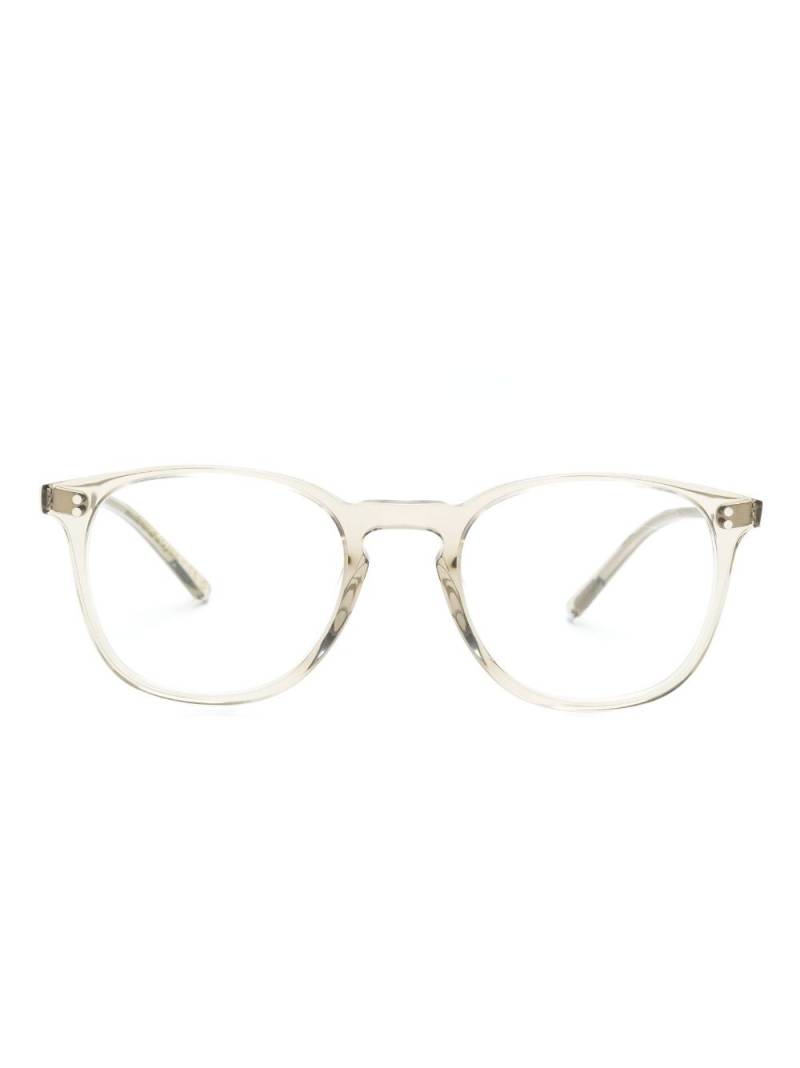 Oliver Peoples Finley square-frame glasses - Grey von Oliver Peoples