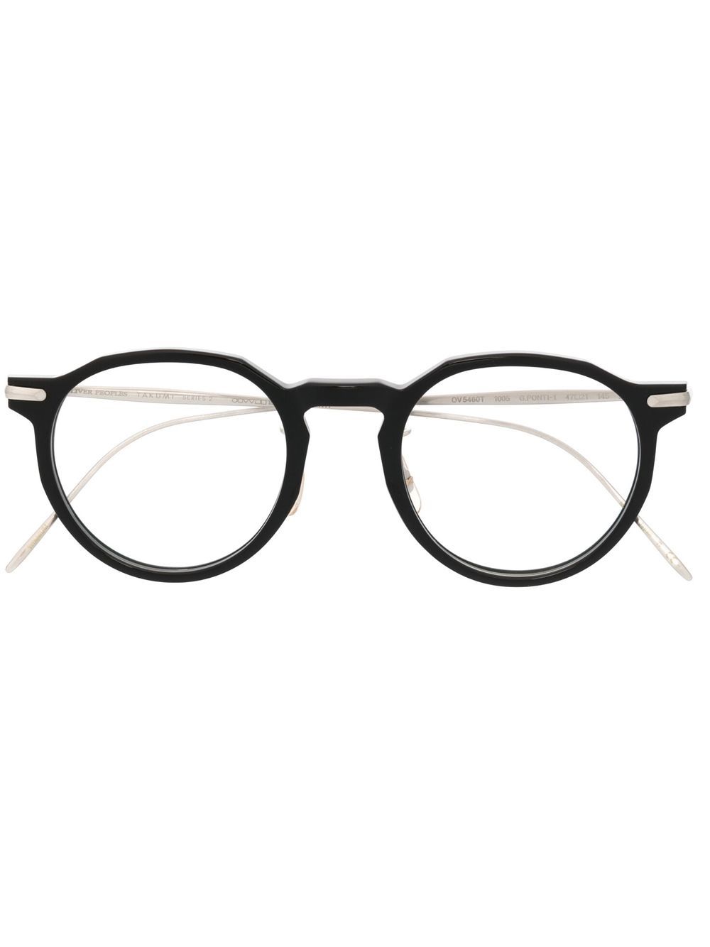 Oliver Peoples G.Ponti-1 round-frame sunglasses - Black von Oliver Peoples