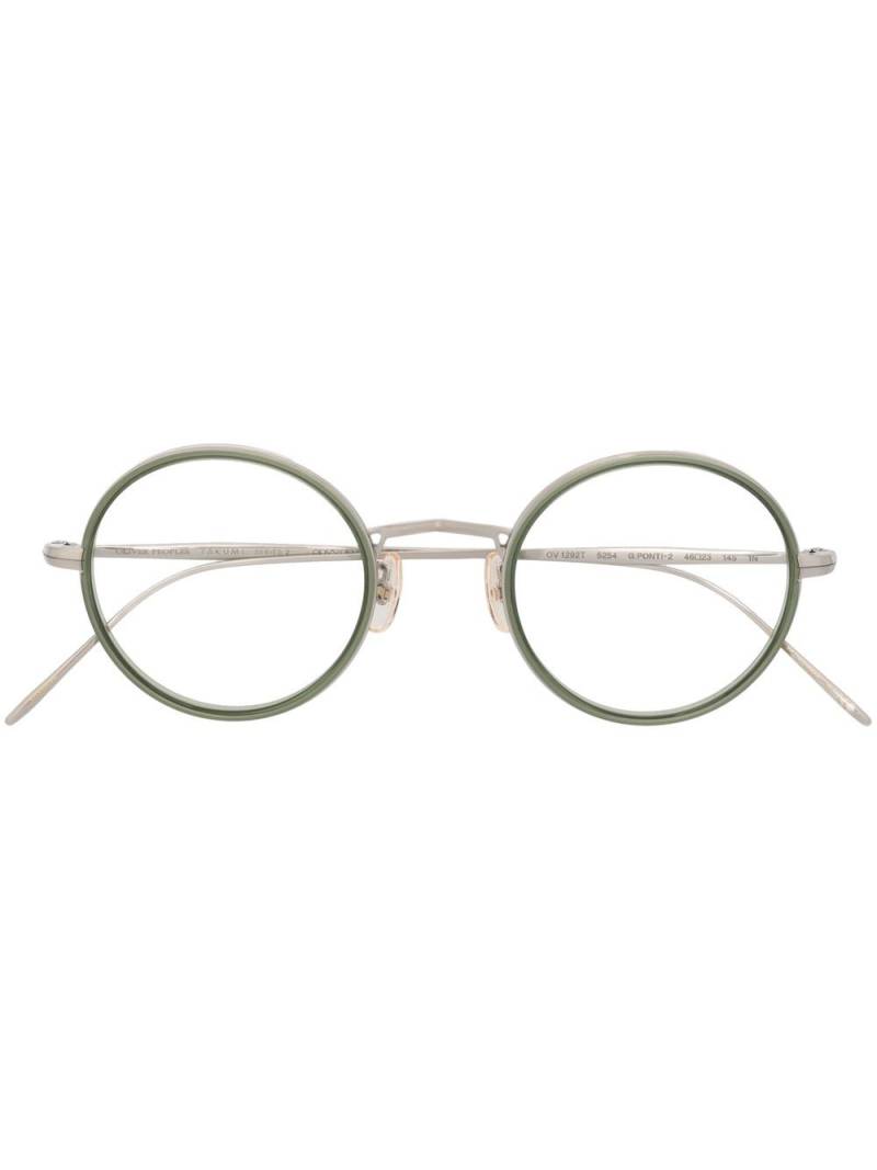 Oliver Peoples G.Ponti-2 round-frame glasses - Silver von Oliver Peoples