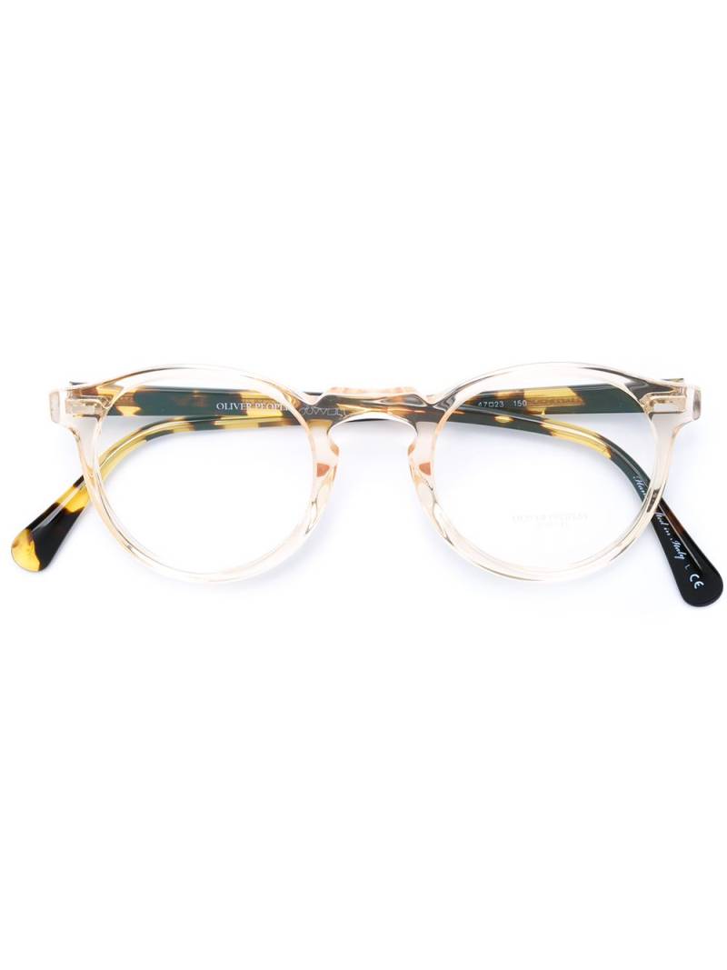 Oliver Peoples 'Gregory' glasses - Neutrals von Oliver Peoples