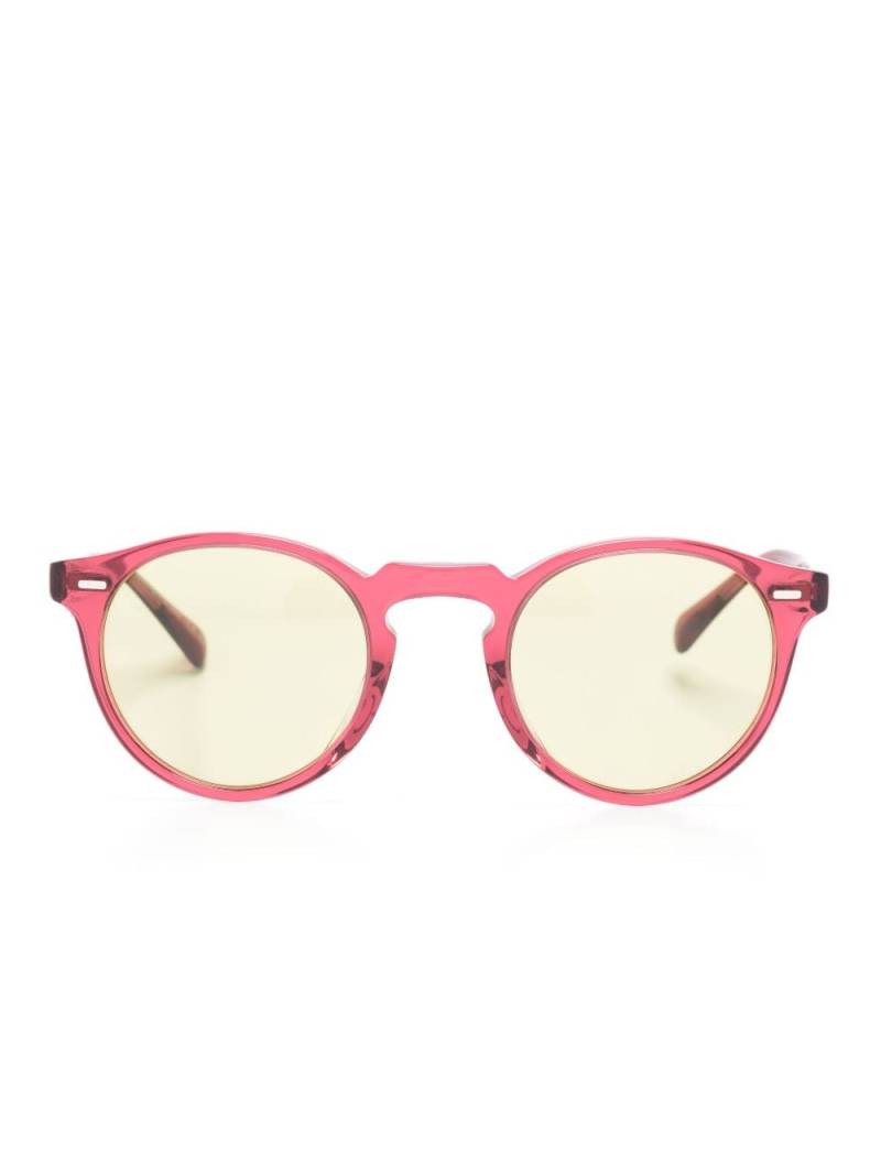 Oliver Peoples Gregory round-frame sunglasses - Pink von Oliver Peoples