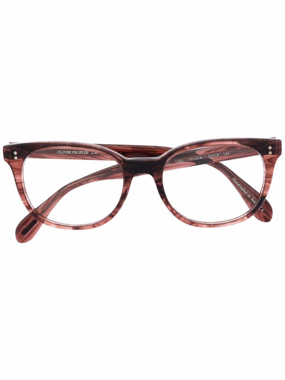 Oliver Peoples Hildie square-frame glasses - Pink von Oliver Peoples