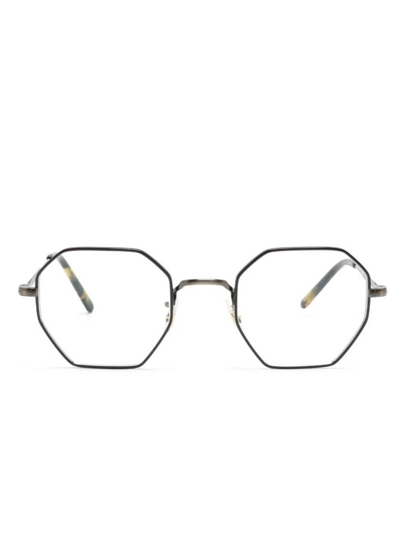 Oliver Peoples Holender geometric-frame glasses - Black von Oliver Peoples