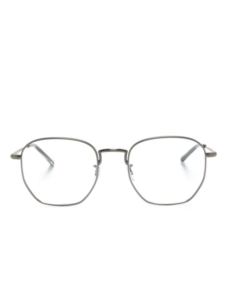 Oliver Peoples Kierney geometric-frame glasses - Grey von Oliver Peoples