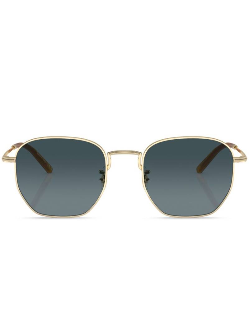 Oliver Peoples Kierney square-frame sunglasses - Gold von Oliver Peoples