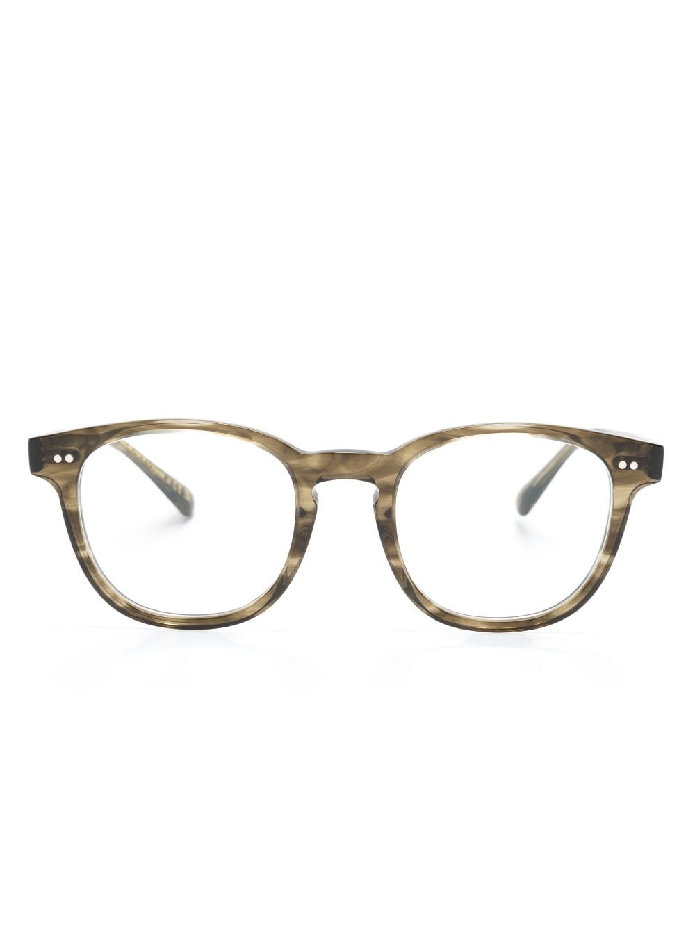 Oliver Peoples Kisho square-frame glasses - Grey von Oliver Peoples