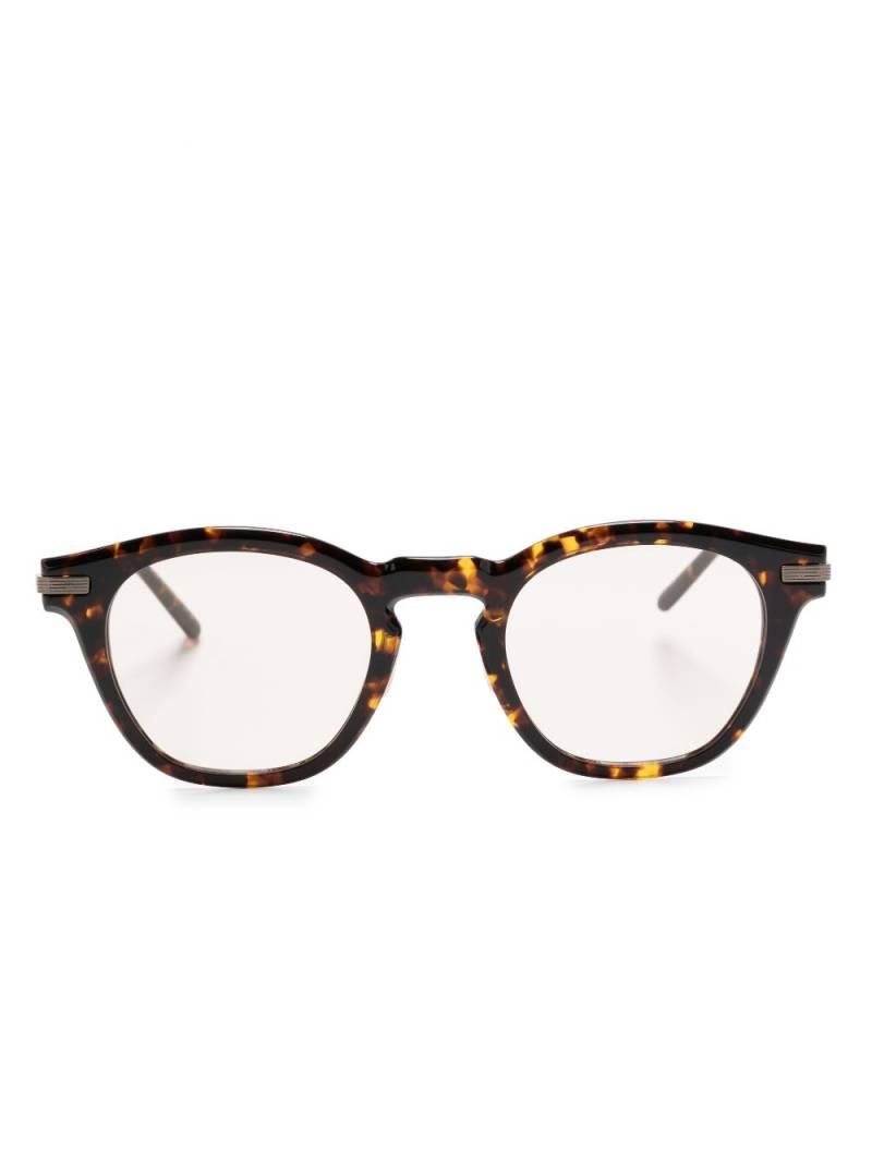 Oliver Peoples Len tortoiseshell-effect glasses - Brown von Oliver Peoples