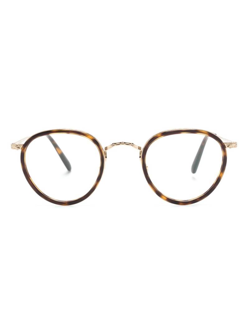 Oliver Peoples MP-2 round-frame glasses - Brown von Oliver Peoples