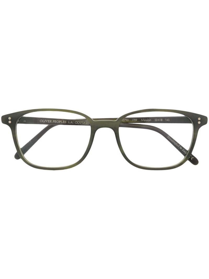 Oliver Peoples Maslon square glasses - Green von Oliver Peoples