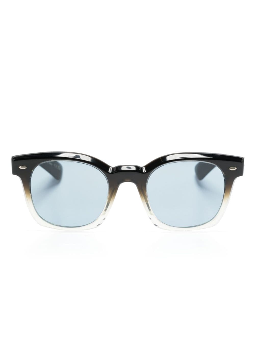 Oliver Peoples Merceaus oval sunglasses - Black von Oliver Peoples