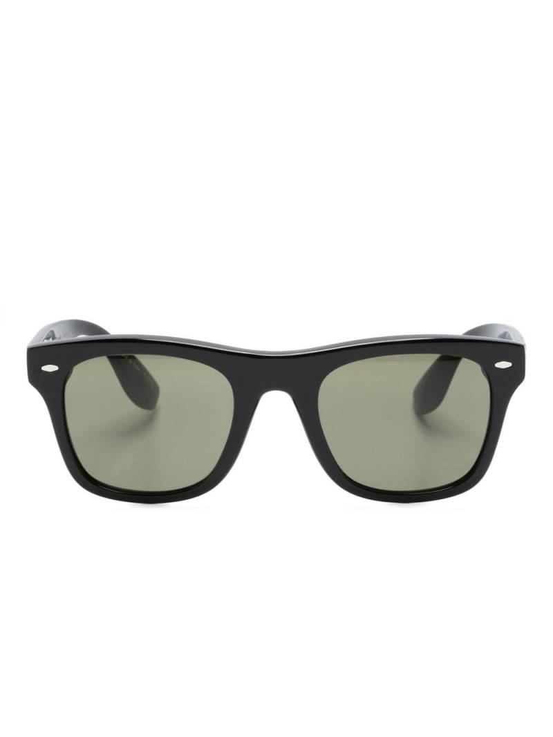 Oliver Peoples Mister Brunello square-frame sunglasses - Black von Oliver Peoples