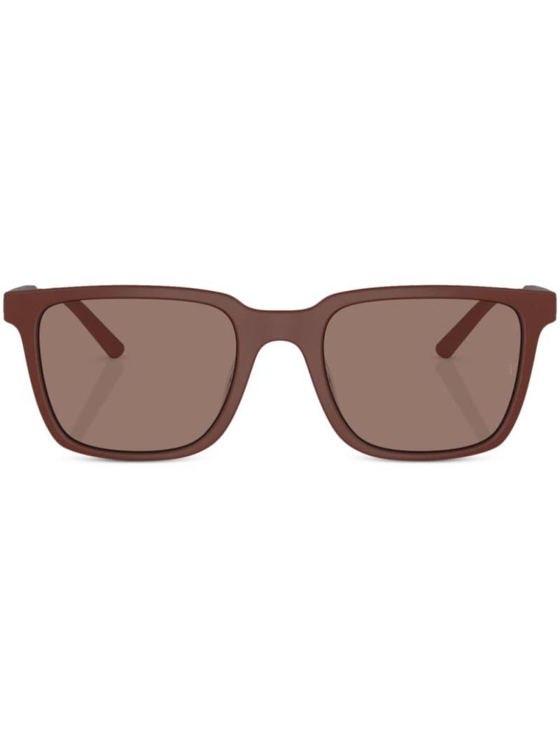 Oliver Peoples Mr. Federer square-frame sunglasses - Red von Oliver Peoples