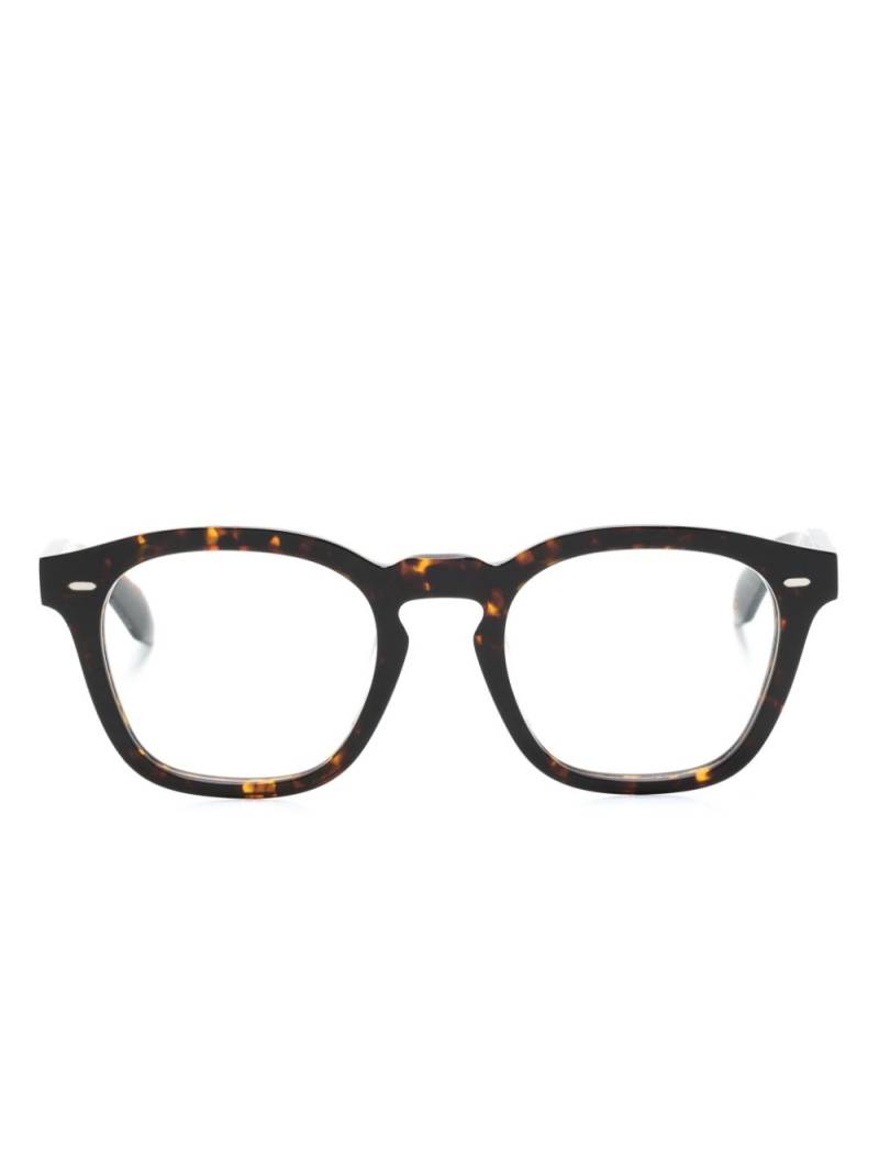 Oliver Peoples N03 square-frame glasses - Brown von Oliver Peoples