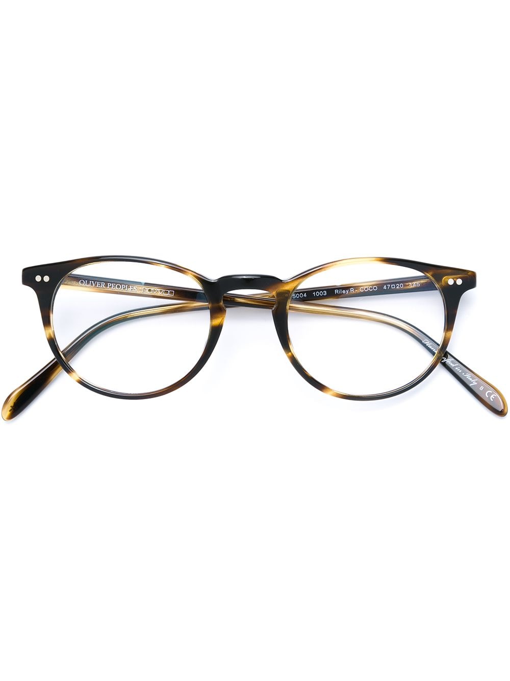 Oliver Peoples 'Riley-R' glasses - Black von Oliver Peoples