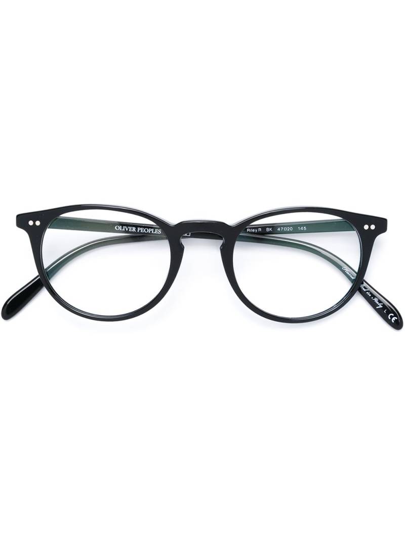 Oliver Peoples 'Riley' glasses - Black von Oliver Peoples