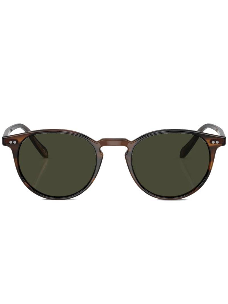 Oliver Peoples Riley round-frame sunglasses - Brown von Oliver Peoples