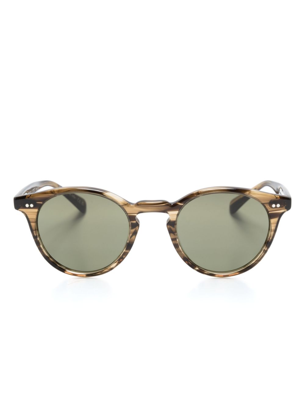 Oliver Peoples Romare round-frame sunglasses - Brown von Oliver Peoples