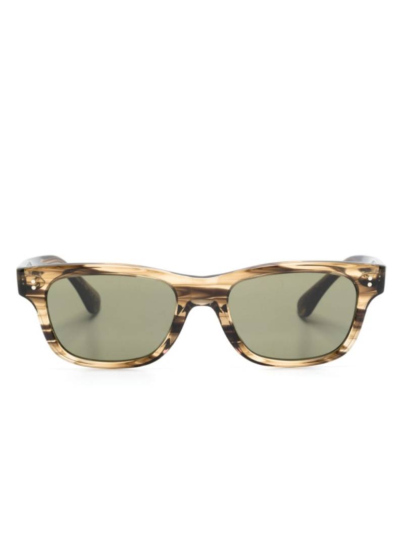 Oliver Peoples Rosson rectangle-frame sunglasses - Brown von Oliver Peoples