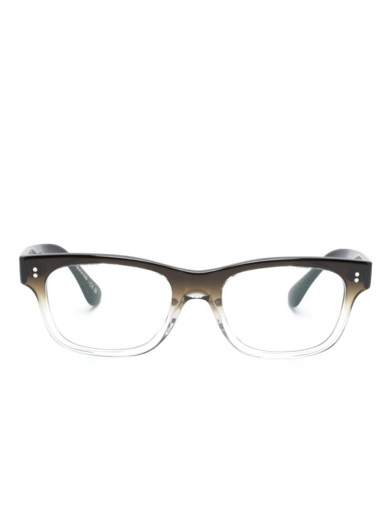 Oliver Peoples Rosson square-frame glasses - Black von Oliver Peoples