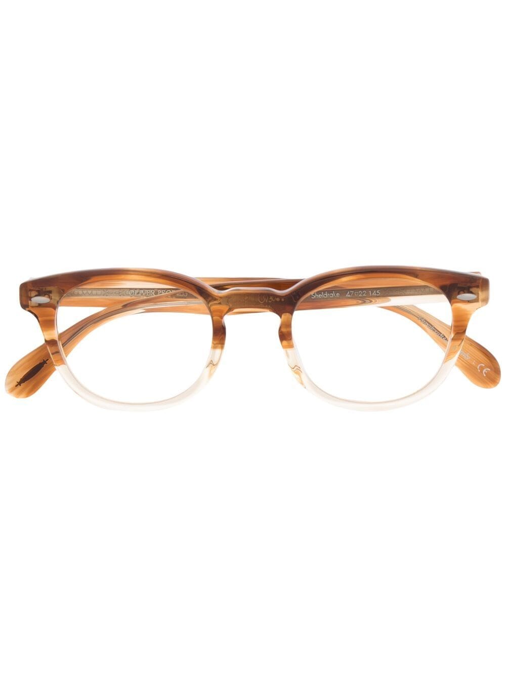 Oliver Peoples Sheldrake glasses - Brown von Oliver Peoples