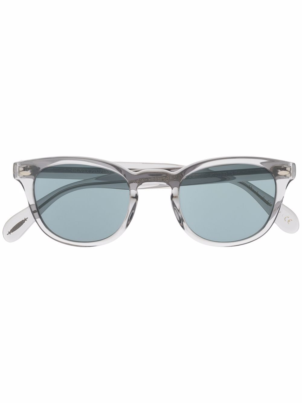 Oliver Peoples Sheldrake tinted round-frame sunglasses - Grey von Oliver Peoples