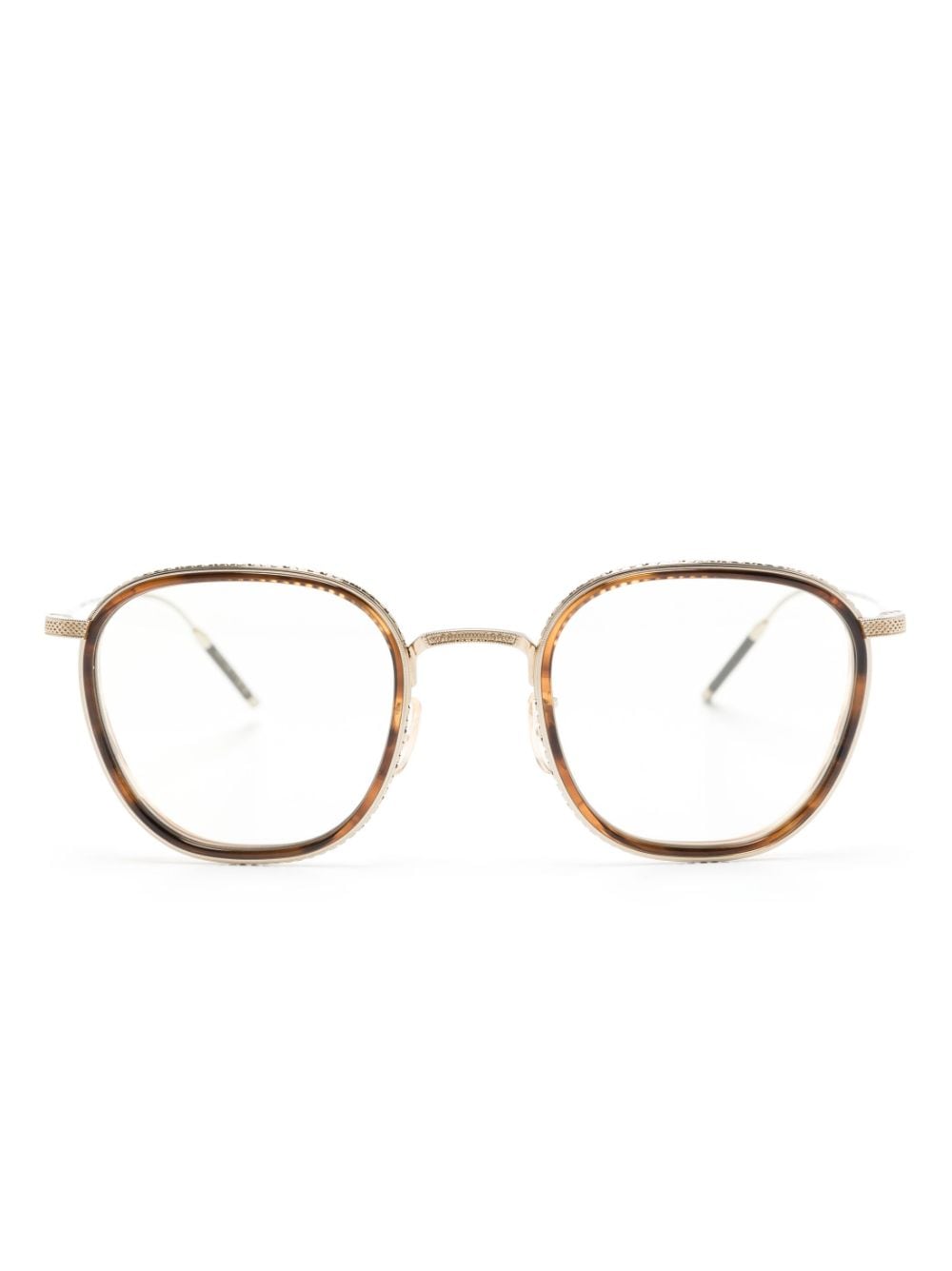 Oliver Peoples TK-9 square-frame glasses - Gold von Oliver Peoples