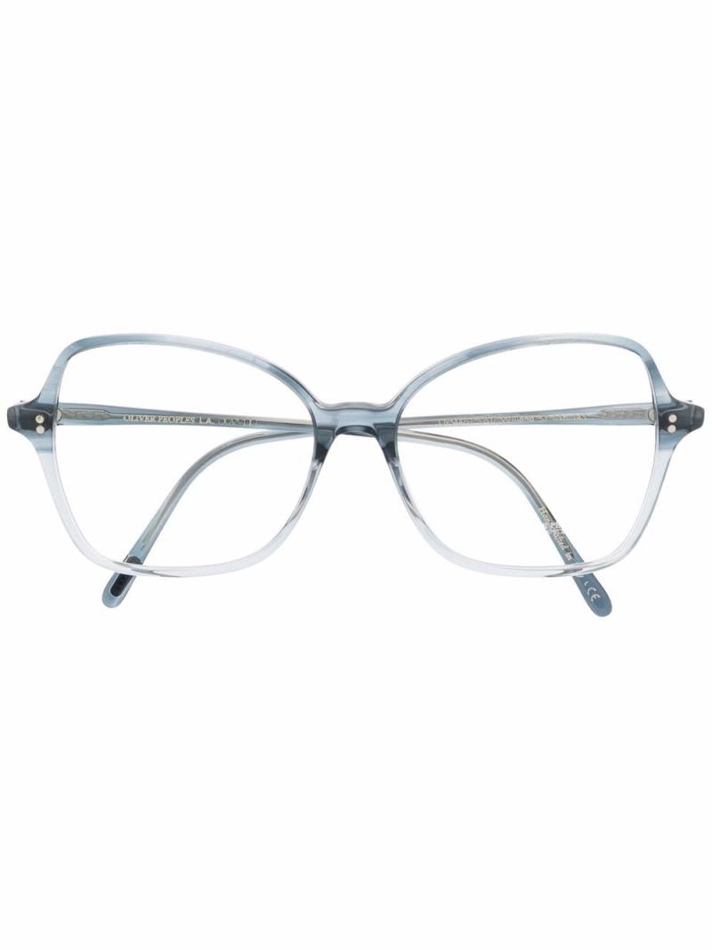 Oliver Peoples oversize-frame glasses - Blue von Oliver Peoples