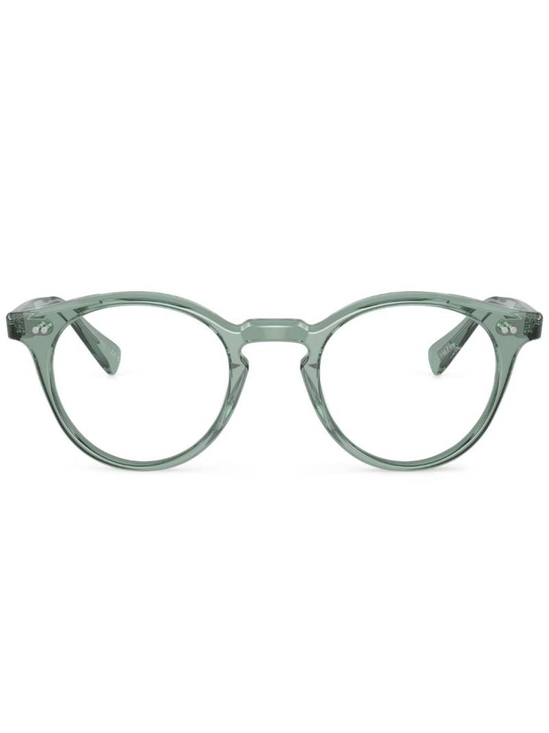 Oliver Peoples round-frame glasses - Green von Oliver Peoples