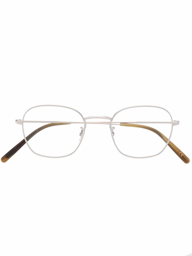 Oliver Peoples round-frame glasses - Silver von Oliver Peoples