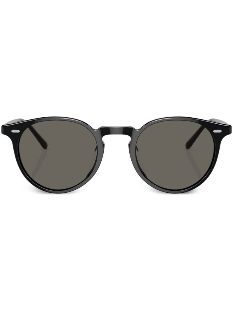 Oliver Peoples round-frame tinted-lenses sunglasses - Black von Oliver Peoples