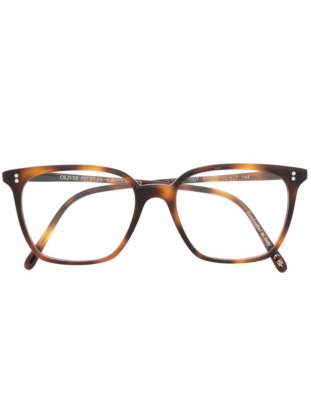 Oliver Peoples tortoiseshell square-frame glasses - Brown von Oliver Peoples